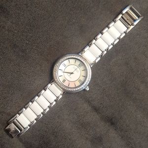 Womens Ecclissi Sterling Silver Mother Of Pearl Watch